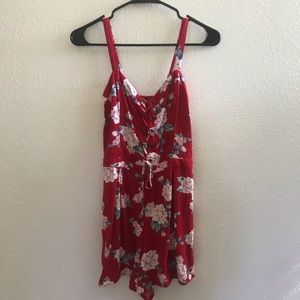 Hollister Red Romper
